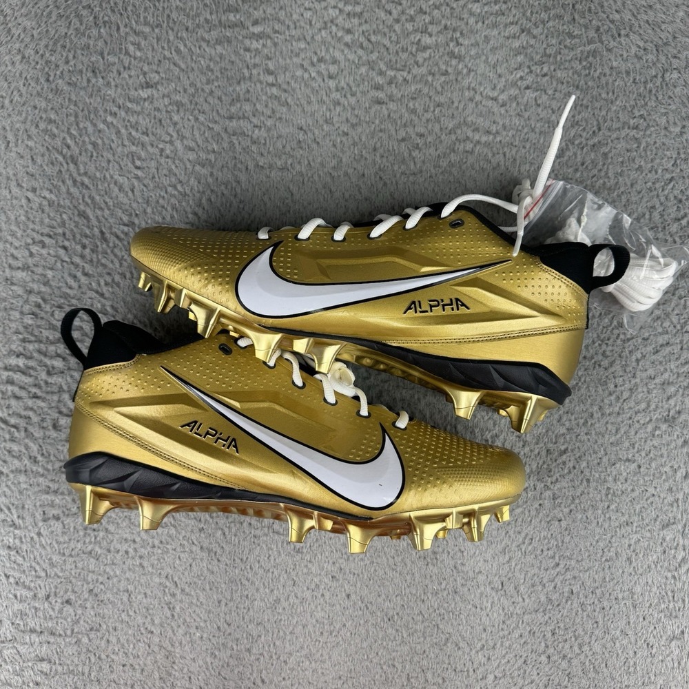 Nike Oregon Ducks Alpha Menace Varsity 4 Football Cleats Gold Men's 13.5